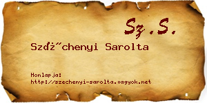 Széchenyi Sarolta névjegykártya
